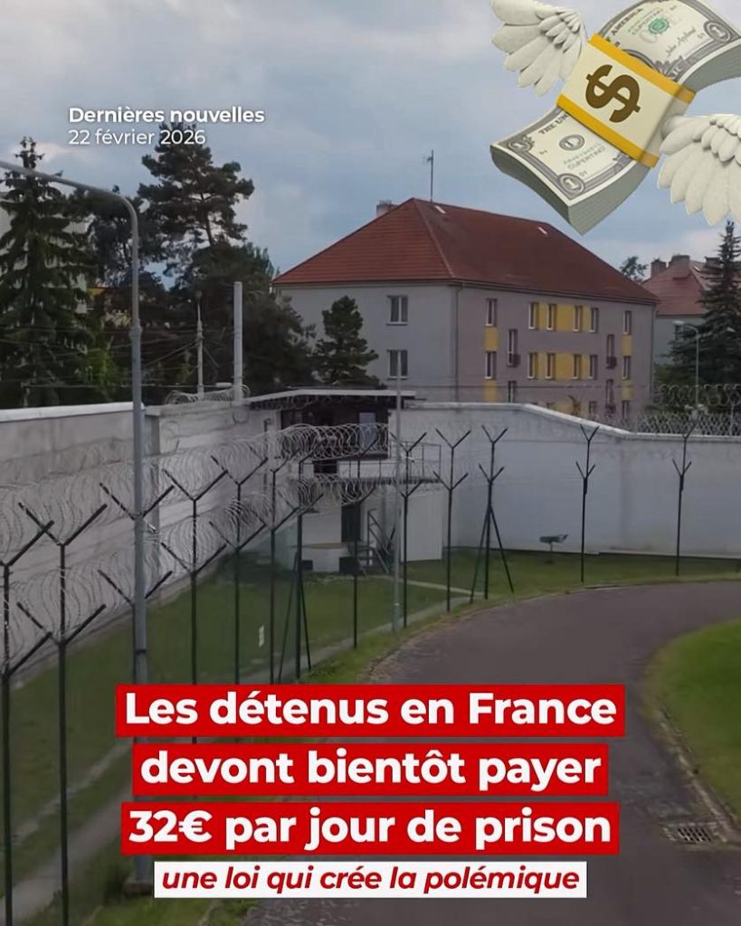 🚨 SCANDALE 2026 ! Les PRISONNIERS vont devoir PAYER 32€ par JOUR pour leur cellule ?! 😱 "C'est la fin du club Med" ou injustice totale ? (vidéo choc)