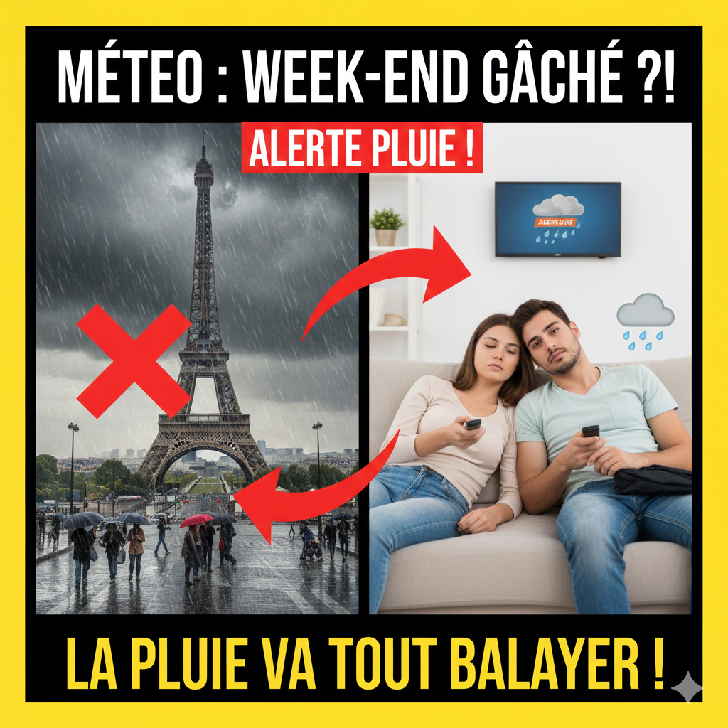 Météo Le week-end sera-t-il gâché par la pluie