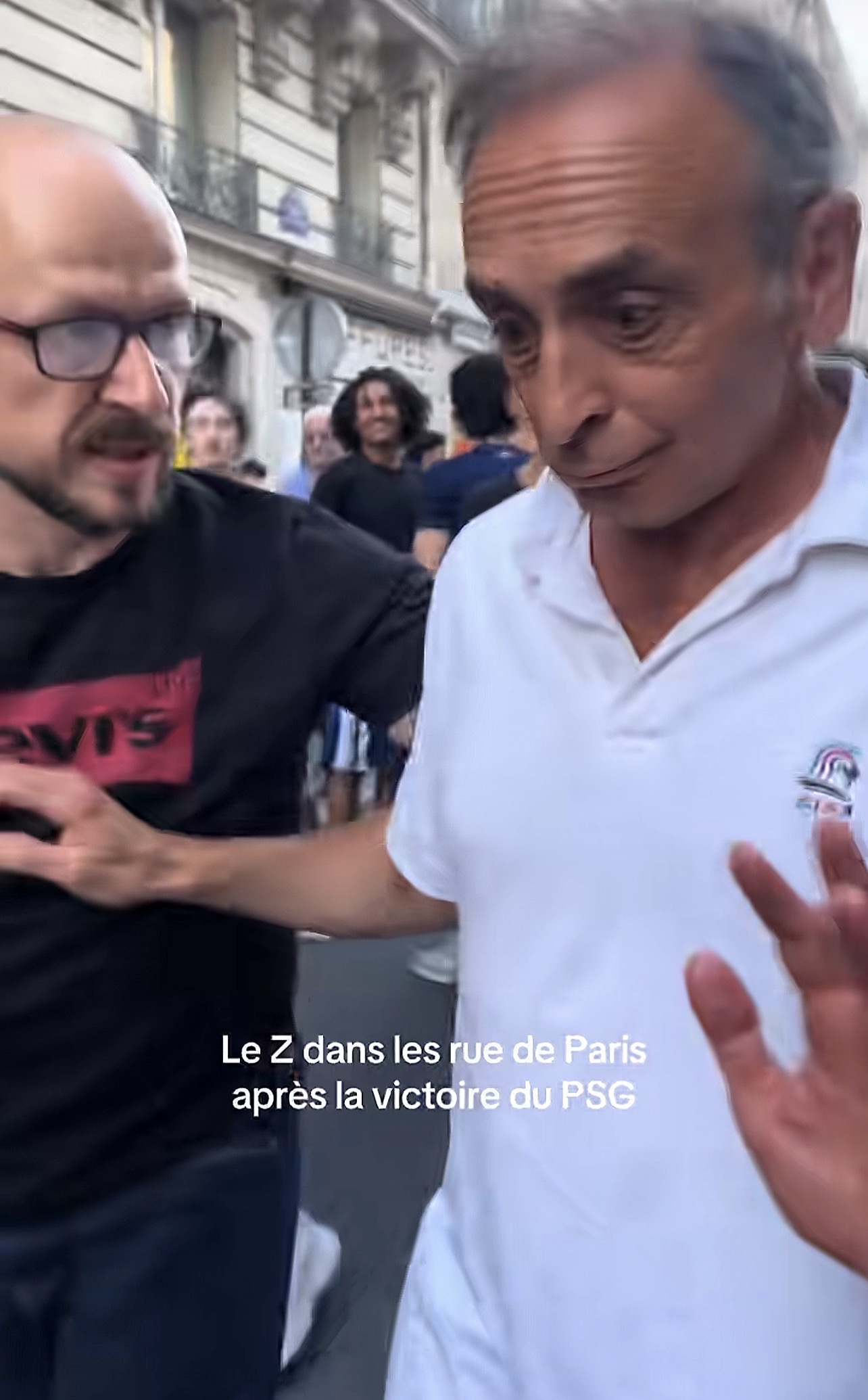Le Z dans les rue de Paris après la victoire du PSG