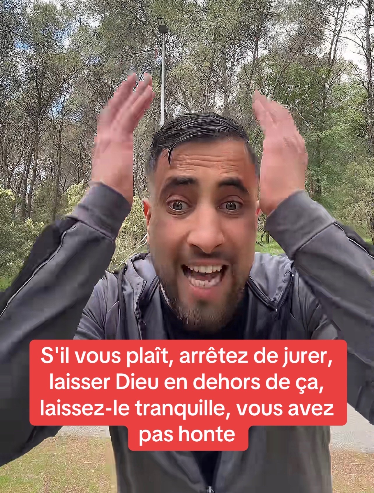 S&rsquo;il vous plaît, arrêtez de jurer, laisser Dieu en dehors de ça, laissez-le tranquille, vous avez pas honte