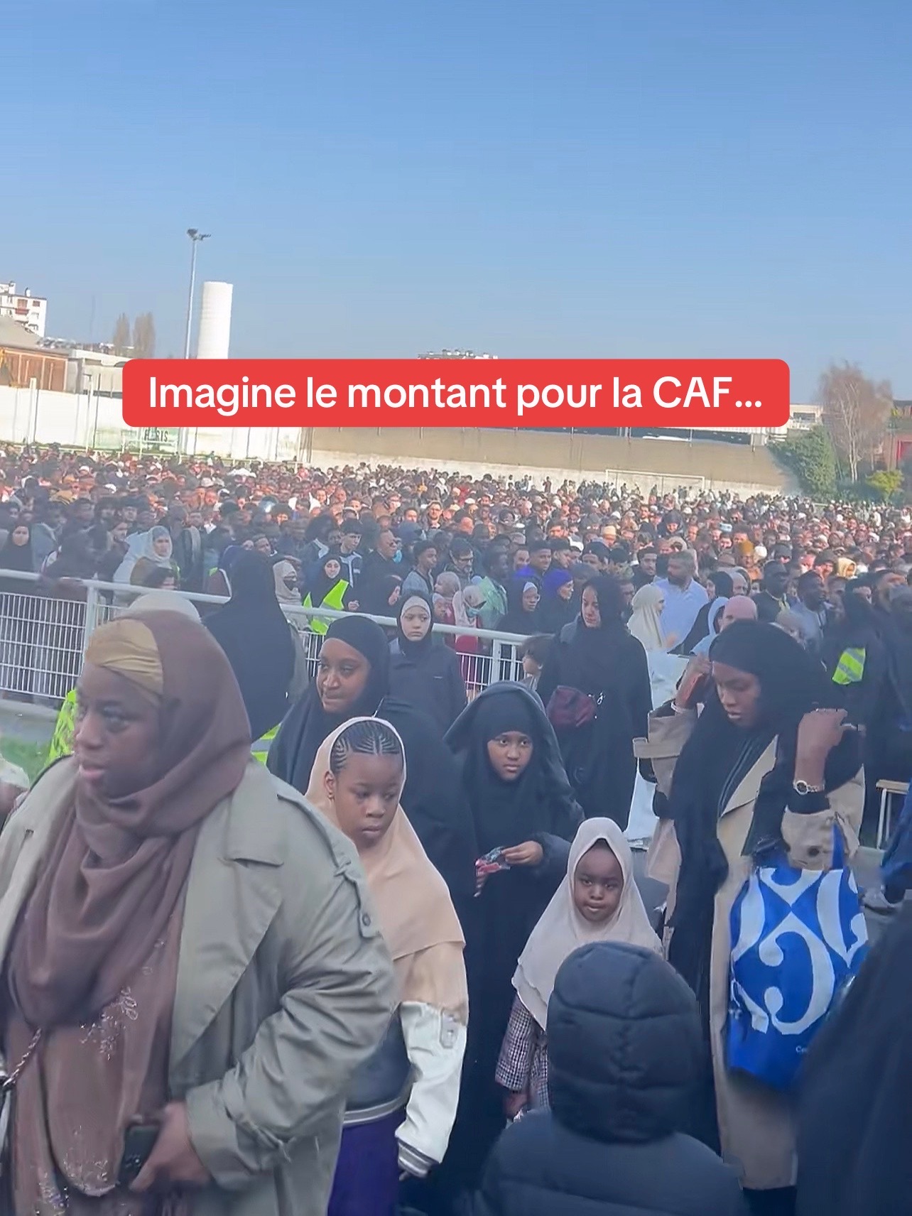 Imagine le montant pour la CAF…